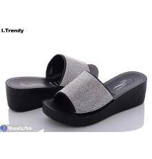 Шлепки жіночі на літо (8 пар р.36-41) срібний  "Trendy"