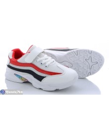 Дитячі кросівки на весну/осінь (8 пар р.33-37) білий  "Bella Shoes"