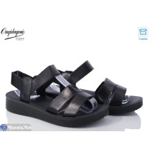 Босоніжки жіночі на літо (8 пар р.36-41) чорний  "Dageni"