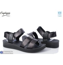 Босоніжки жіночі на літо (8 пар р.36-41) чорний  "Dageni"