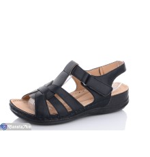 Босоніжки жіночі на літо (8 пар р.37-42) чорний  "Terona"