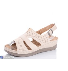 Босоніжки жіночі на літо (8 пар р.37-42) бежевий  "Terona"