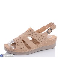 Босоніжки жіночі на літо (8 пар р.37-42) коричневий  "Terona"