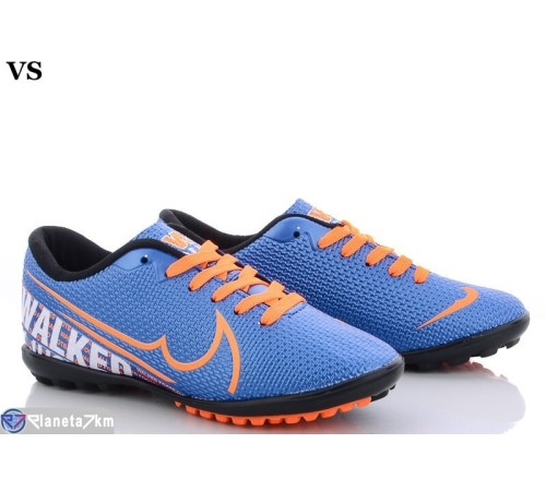 Футбольне взуття дитяче на весну/осінь (8 пар р.36-39) синій  "VS"