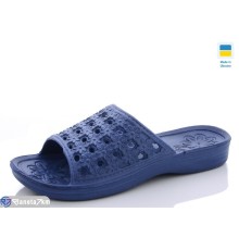 Шлепки жіночі на літо (6 пар р.36-41) синій  "LUCKY"