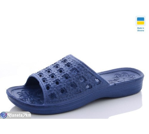 Шлепки жіночі на літо (6 пар р.36-41) синій  "LUCKY"