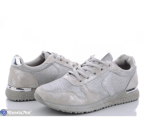 Кросівки жіночі на весну/осінь (6 пар р.36-41) срібний "Bella Shoes" Кросівки жіночі на весну/осінь (6 пар р.36-41) срібний "Bella Shoes"
