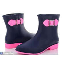 Жіноче гумове взуття на весну/осінь (6 пар р.36-40) синій  "Bella Shoes"