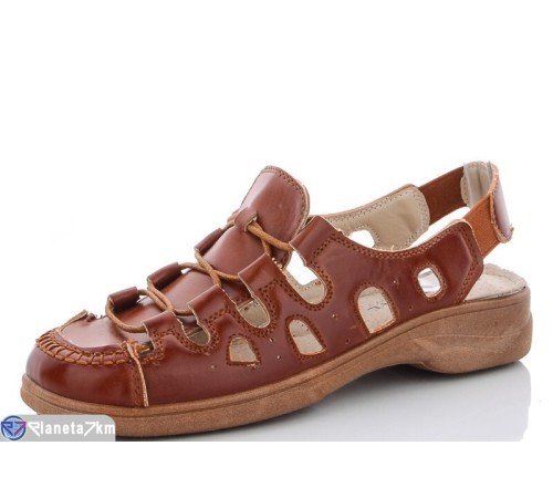 Босоніжки жіночі на літо (8 пар р.37-42) коричневий  "REGA"