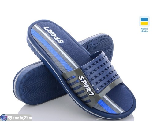 Шлепки чоловічі на літо (8 пар р.41-45) синій  "LUCKY"