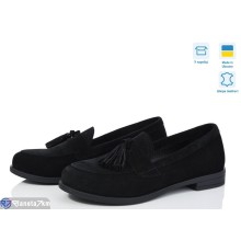 Туфлі жіночі на весну/осінь (6 пар р.36-40) чорний  "Linda"
