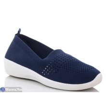 Туфлі жіночі на літо (8 пар р.37-41) синій  "Emin"