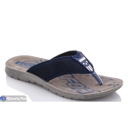 Шлепки чоловічі на літо (6 пар р.40-44) синій  "MURMUR"