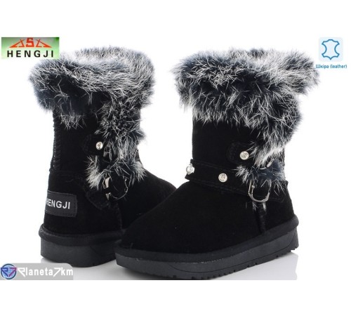 Дитячі Уггі на зиму (6 пар р.26-31) чорний  "HENGJI-ELENA"