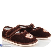 Тапки дитячі на весну/осінь (5 пар р.25-29) коричневий  "PERSIK"