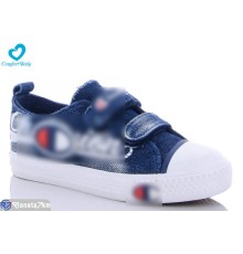 Дитячі кеди на весну/осінь (6 пар р.25-30) синій  "Comfort-baby"