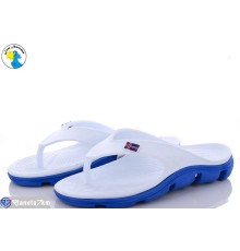 Шлепки чоловічі на літо (8 пар р.41-45) білий  "Jose Amorales"