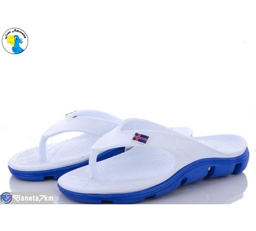 Шлепки чоловічі на літо (8 пар р.41-45) білий  "Jose Amorales"