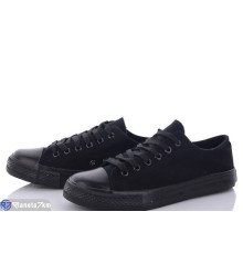 Кеди чоловічі на весну/осінь (8 пар р.39-44) чорний  "Bella Shoes"