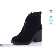 Черевики жіночі на весну/осінь (6 пар р.36-40) чорний  "Marmilad"