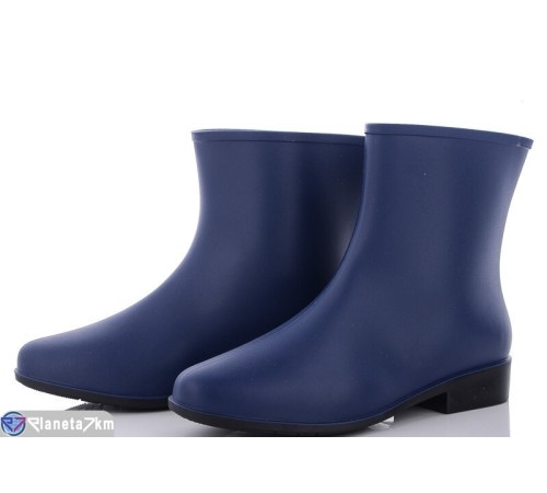 Жіноче гумове взуття на весну/осінь (6 пар р.36-40) синій  "Bella Shoes"