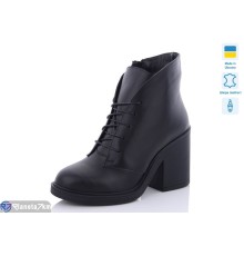Черевики жіночі на весну/осінь (6 пар р.36-40) чорний  "Marmilad"