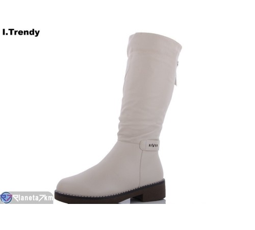 Чоботи жіночі на зиму (6 пар р.37-42) білий  "Trendy"