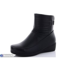 Черевики жіночі на зиму (8 пар р.36-41) чорний  "Terona"