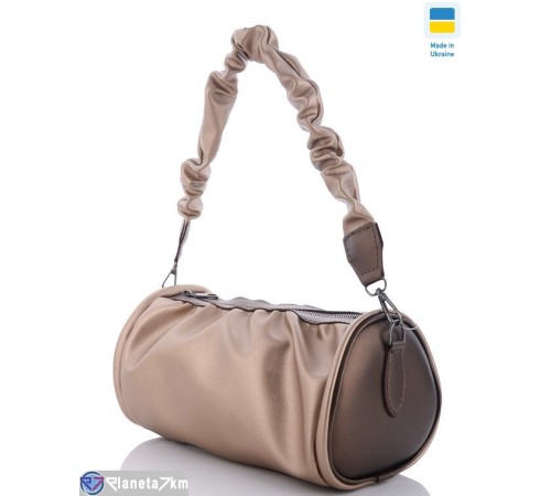 Сумка жіноча 15*26*9 см,  бронзовий  "Lusia"