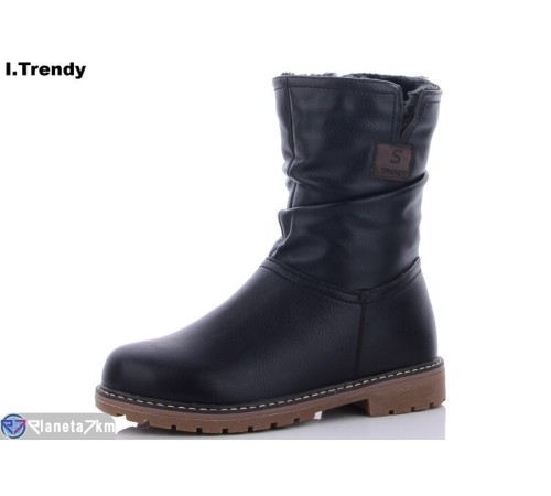 Чоботи жіночі на зиму (6 пар р.36-41) чорний  "Trendy"