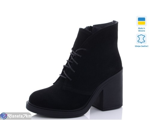 Черевики жіночі на зиму (6 пар р.36-40) чорний  "Marmilad"