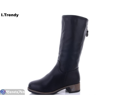 Чоботи жіночі на зиму (6 пар р.36-41) чорний  "Trendy"