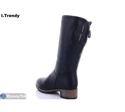 Чоботи жіночі на зиму (6 пар р.36-41) чорний  "Trendy"