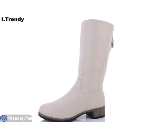 Чоботи жіночі на зиму (6 пар р.36-41) бежевий  "Trendy"