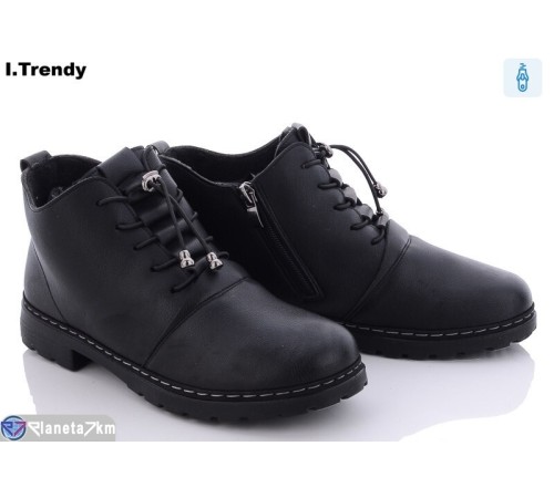 Черевики жіночі на весну/осінь (8 пар р.36-41) чорний  "Trendy"