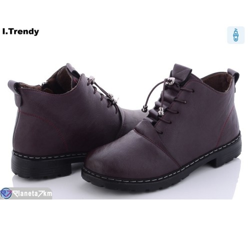 Черевики жіночі на весну/осінь (8 пар р.36-41) фіолетовий  "Trendy"