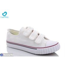 Кеди жіночі на весну/осінь (7 пар р.36-40) білий  "Comfort-baby"