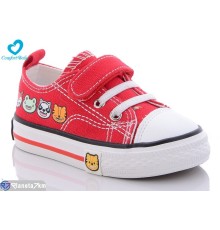 Дитячі кеди на весну/осінь (5 пар р.20-24) червоний  "Comfort-baby"