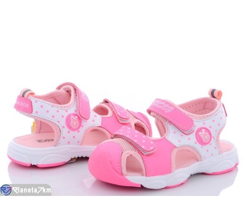 Дитячі босоніжки на літо (8 пар р.21-25) рожевий "Bella Shoes" Дитячі босоніжки на літо (8 пар р.21-25) рожевий "Bella Shoes"