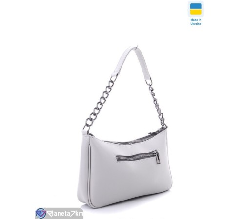 Сумка жіноча 16*27*7 см,  сірий  "Lusia"