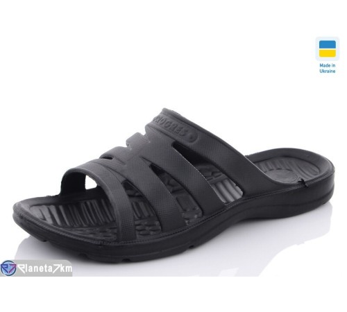 Шлепки чоловічі на літо (8 пар р.40-46) чорний  "LUCKY"