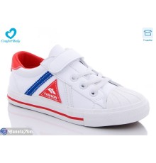 Дитячі кросівки на весну/осінь (9 пар р.24-30) білий  "Comfort-baby"