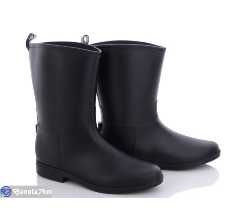 Жіноче гумове взуття на весну/осінь (8 пар р.36-40) чорний "Bella Shoes" Жіноче гумове взуття на весну/осінь (8 пар р.36-40) чорний "Bella Shoes"