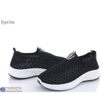 Кросівки жіночі на літо (10 пар р.36-41) чорний  "Fuguishan"