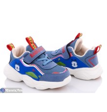 Дитячі кросівки на весну/осінь (8 пар р.22-26) синій  "Bella Shoes"