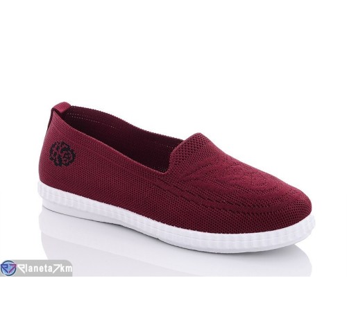 Сліпони жіночі на літо (10 пар р.36-41) бордовий  "LIBERTE"