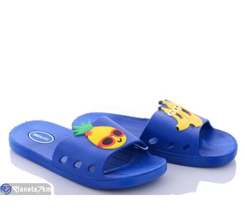 Шлепки дитячі на літо (8 пар р.17-22) синій "Bella Shoes" Шлепки дитячі на літо (8 пар р.17-22) синій "Bella Shoes"