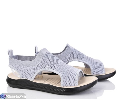 Босоніжки жіночі на літо (8 пар р.36-41) сірий  "DIXA"