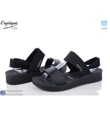 Босоніжки жіночі на літо (8 пар р.37-41) чорний  "Dageni"