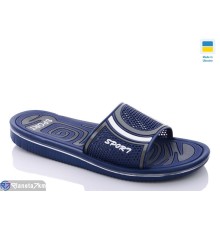 Шлепки чоловічі на літо (8 пар р.40-45) синій  "LUCKY"